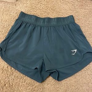 Gymshark shorts- size small. Silicon waistband to stay in place